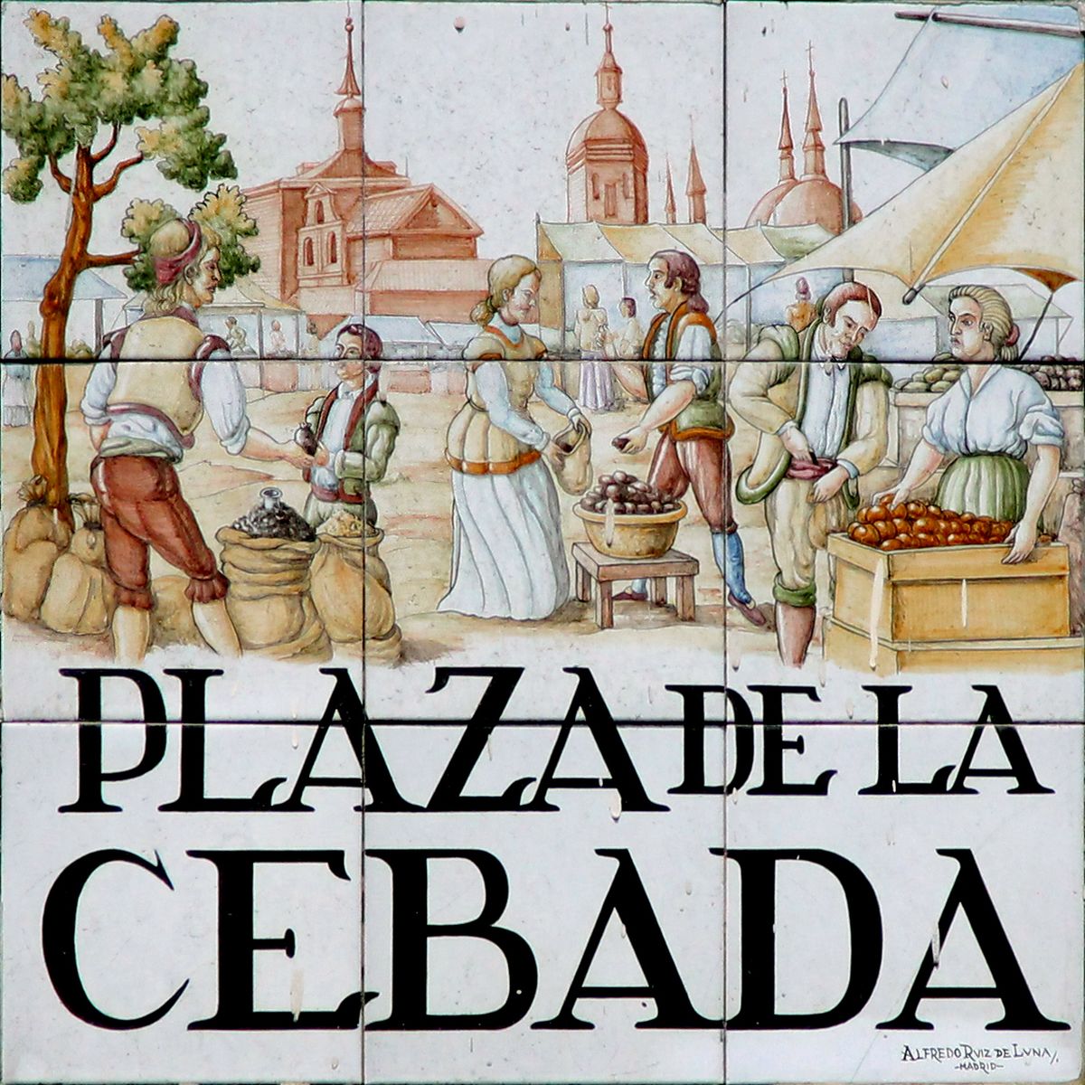 Plaza libre pago diario Madrid-1854